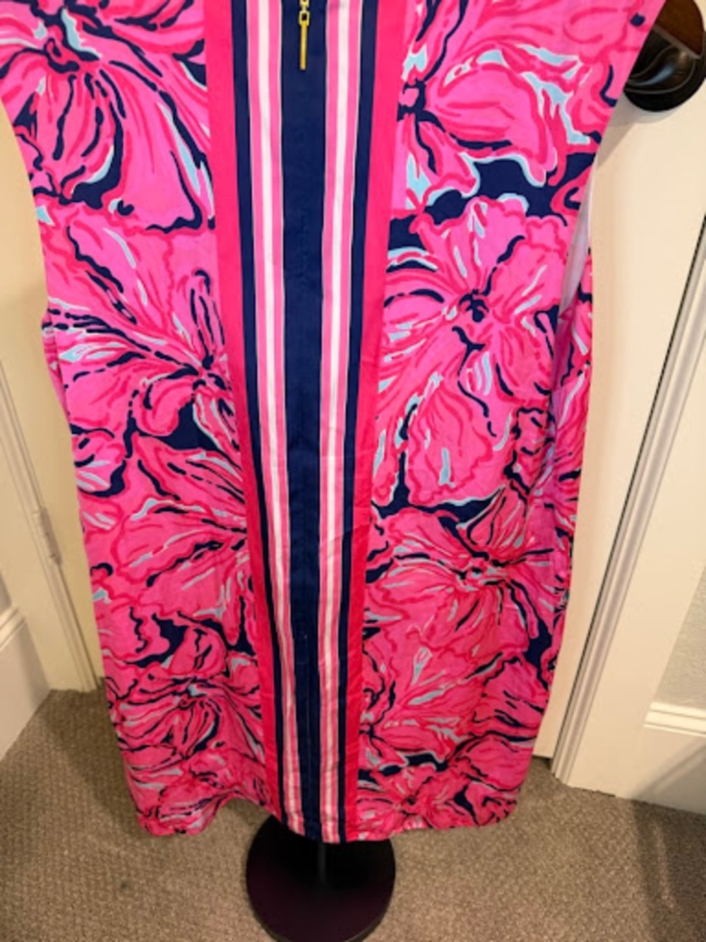 Lilly Pulitzer Floral Shift Dress -‎ Size L - Picture 2 of 8